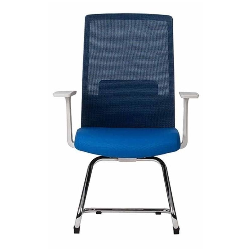 SILLA TECHNO ARTIC VISITA | Silla para Visita Consultorio Salas de Espera Vestibulo para Visitas | Base Estrella Nylon con Rodajas | Varios Colores | Smartmesh | Interior - ARTIC VISITA Gris - Techno - NOGAL BEAT - Sillas