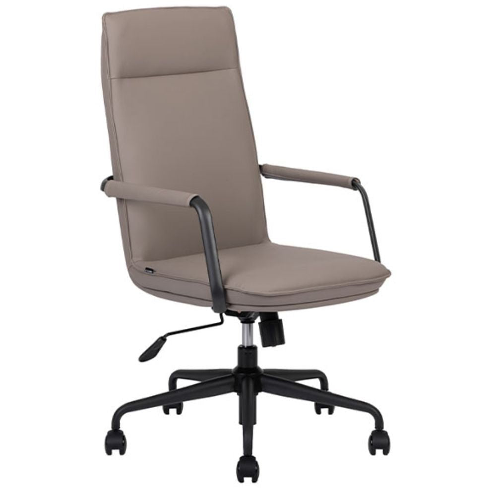 SILLA TECHNO BOND RESPALDO BAJO | Silla Operativa de Respaldo Bajo | Base Metal Estrella | Rodajas | Descansabrazos | Reclinable | Technoleather | Interior - Bond Respaldo Bajo - Techno - NOGAL BEAT - Silla de oficina