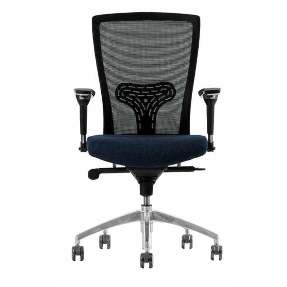 SILLA TECHNO WEB RESPALDO BAJO | Silla Operativa Oficina Empresa Trabajo Horas de Trabajo Laboral | Base Estrella Aluminio con Rodajas | Varios Colores | Smartmesh | Interior - WEB RESPALDO BAJO Addison - Techno - NOGAL BEAT - Silla para oficina