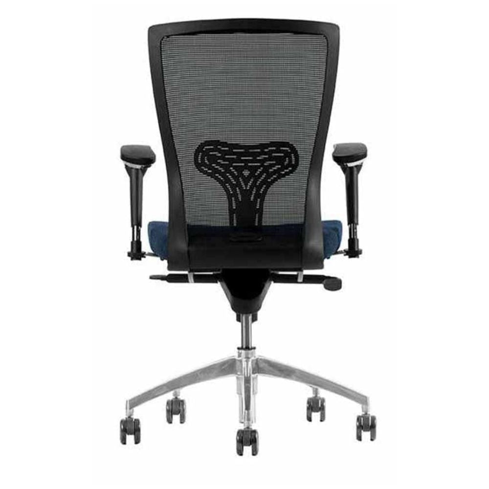 SILLA TECHNO WEB RESPALDO BAJO | Silla Operativa Oficina Empresa Trabajo Horas de Trabajo Laboral | Base Estrella Aluminio con Rodajas | Varios Colores | Smartmesh | Interior - WEB RESPALDO BAJO Addison - Techno - NOGAL BEAT - Silla para oficina