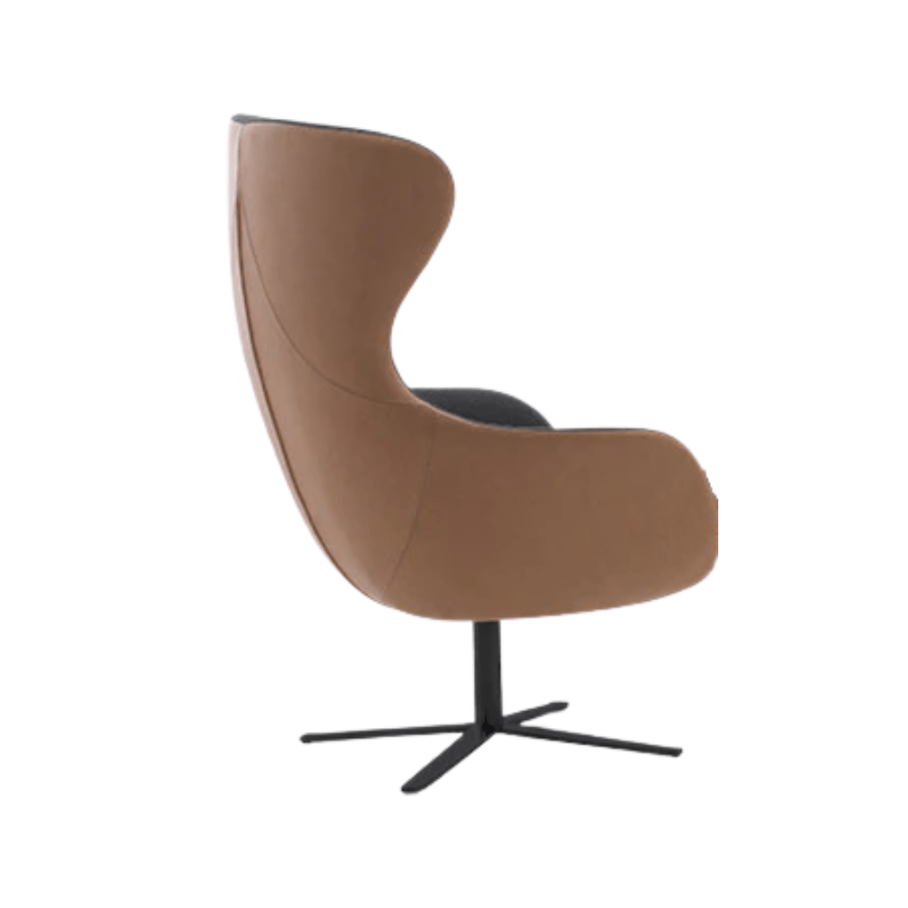 Sillón de Recepción Respaldo Alto - LABENZE QUEEN - Varios Colores - Tapizado - 155 - 14090 - NGO - TAP0 - Labenze - NOGAL BEAT - Sillon