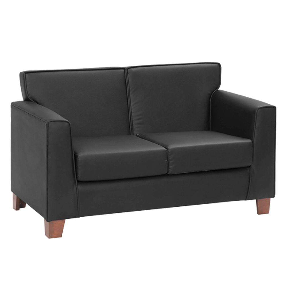 SILLÓN NOGAL BEAT MONACO 2P | Sillón para Sala de Estar | Estructura y Patas en Madera | Tapiz Hule Espuma | Interior - MONACO 2P - ALBAR - NOGAL BEAT -