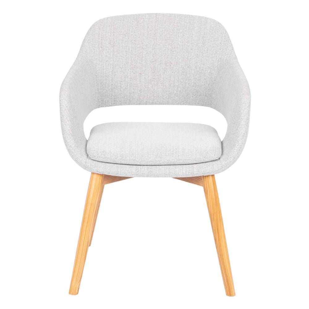 Sillón Para Recepción y Área De Espera - BRATTI VIBE BASE MADERA - Varios Colores - Tapizado - Bratti - NOGAL BEAT - silla