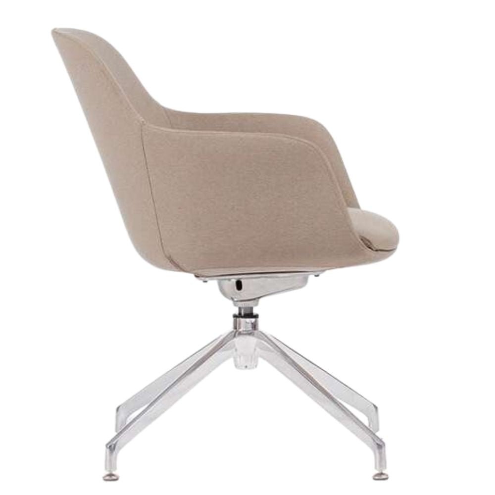 Sillón Para Recepción y Áreas De Espera - TECHNO HUB FIJA - Varios Colores - Tapizado - Hub Fija Addison - Techno - NOGAL BEAT - silla