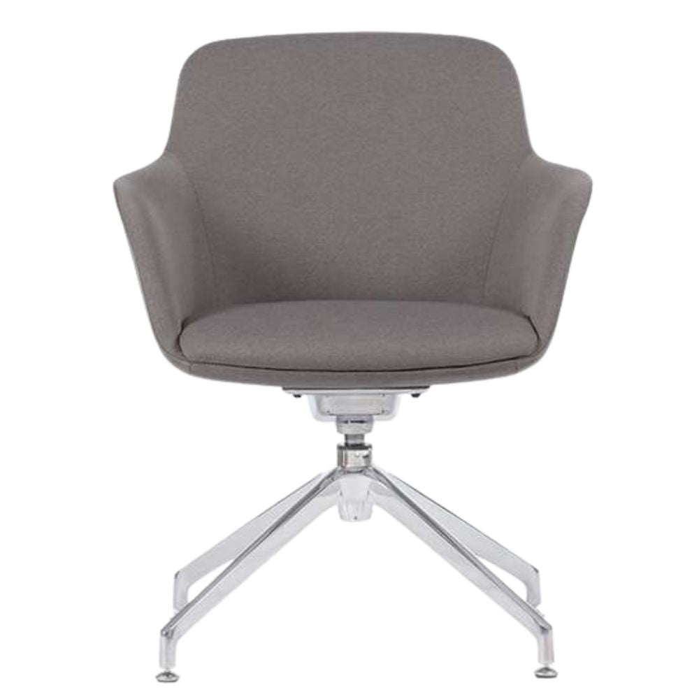 Sillón Para Recepción y Áreas De Espera - TECHNO HUB FIJA - Varios Colores - Tapizado - Hub Fija Addison - Techno - NOGAL BEAT - silla