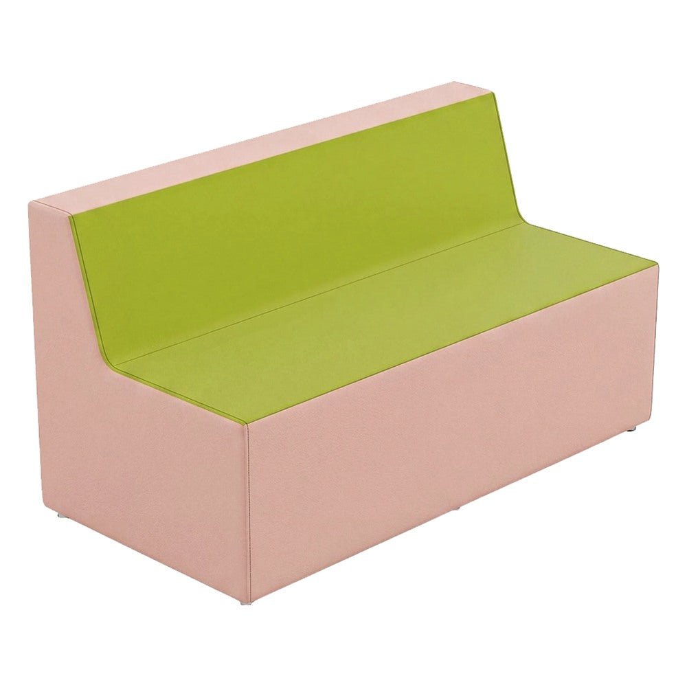 Sofá con Respaldo Bajo para Área Colaborativa - GEBESA FOMCORE CONNECT - Tapizado - GFCA133482831 - GEBESA - NOGAL BEAT - Sillón Ocasional