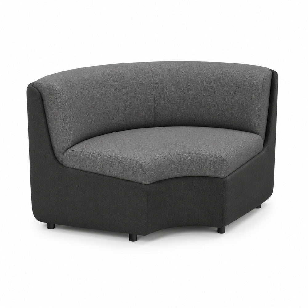 Sofá Conector Curva Externa 90 - VERSA OFFSET - Dibujo Representativo - VO-570S - VERSA - NOGAL BEAT - Sillón Ocasional