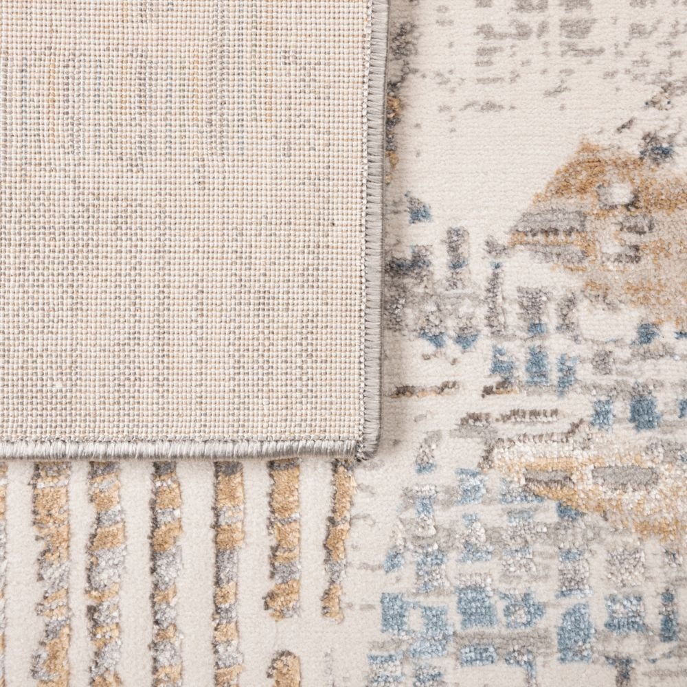 Tapete Decorativo para Recibidor - LAVIN ZARIA T2234 - Gris Crema - Rectangular y Circular Varias Medidas - T2234 - 60 x 90 - LAVIN - NOGAL BEAT - Tapetes