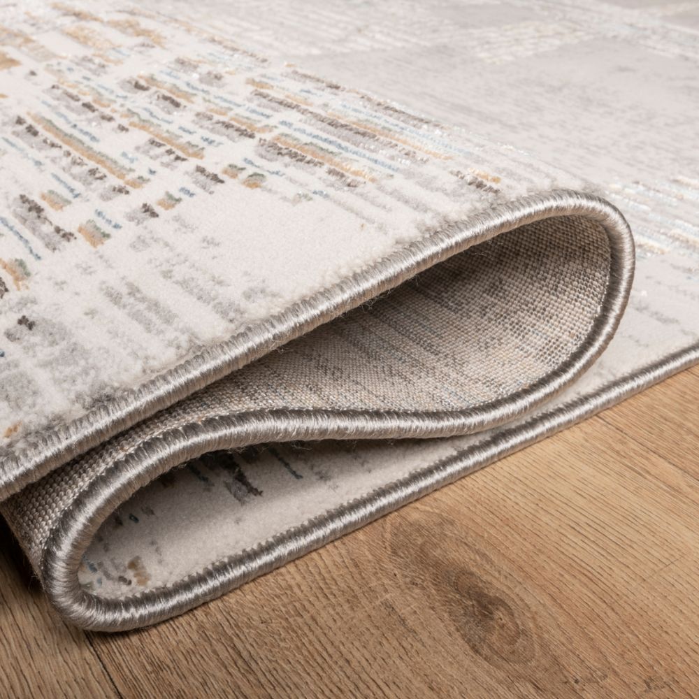 Tapete Decorativo para Recibidor - LAVIN ZARIA T2234 - Gris Crema - Rectangular y Circular Varias Medidas - T2234 - 60 x 90 - LAVIN - NOGAL BEAT - Tapetes