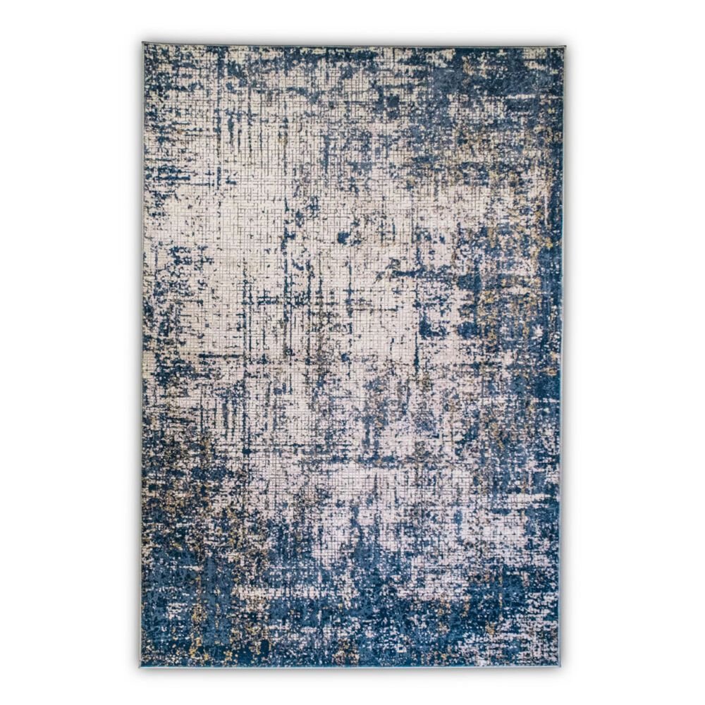 TAPETE LAVIN MARDIN T4004 | Tapete Decorativo para Recepción Hotel Hogar Departamento Sala | AZUL CREMA | Varias Medidas | Rectangular | Interior - T4004-60x90 - LAVIN - NOGAL BEAT - Tapetes