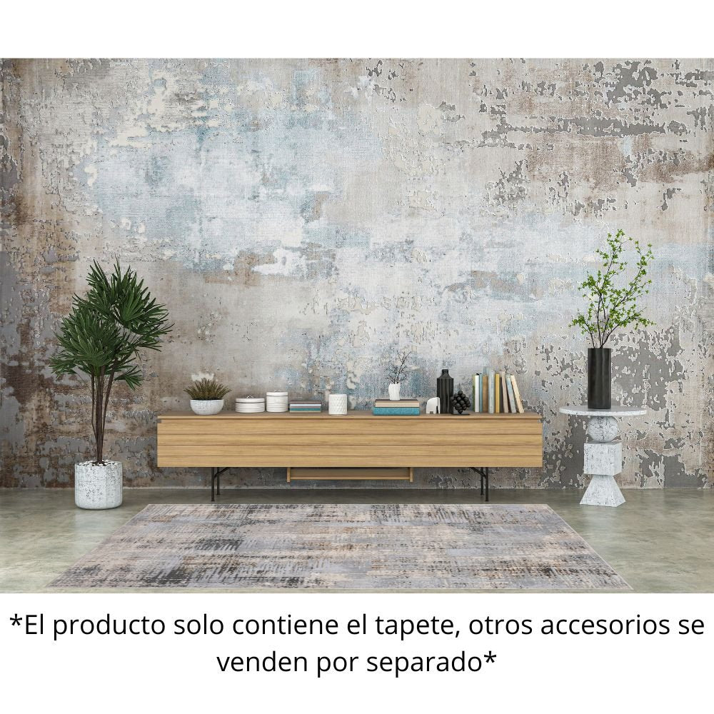 TAPETE LAVIN MARDIN T4028 | Tapete Decorativo para Recepción Hotel Hogar Departamento Sala | CREMA GRIS | Varias Medidas | Rectangular | Interior - T4028-60x90 - LAVIN - NOGAL BEAT - Tapetes