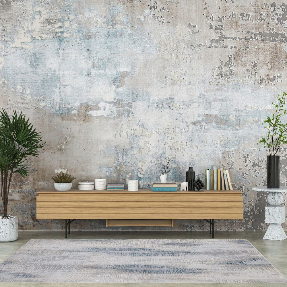 TAPETE LAVIN MARDIN T4029 | Tapete Decorativo para Recepción Hotel Hogar Departamento Sala | CREMA GRIS | Varias Medidas | Rectangular y Circular| Interior - T4029-60x90 - LAVIN - NOGAL BEAT - Tapetes