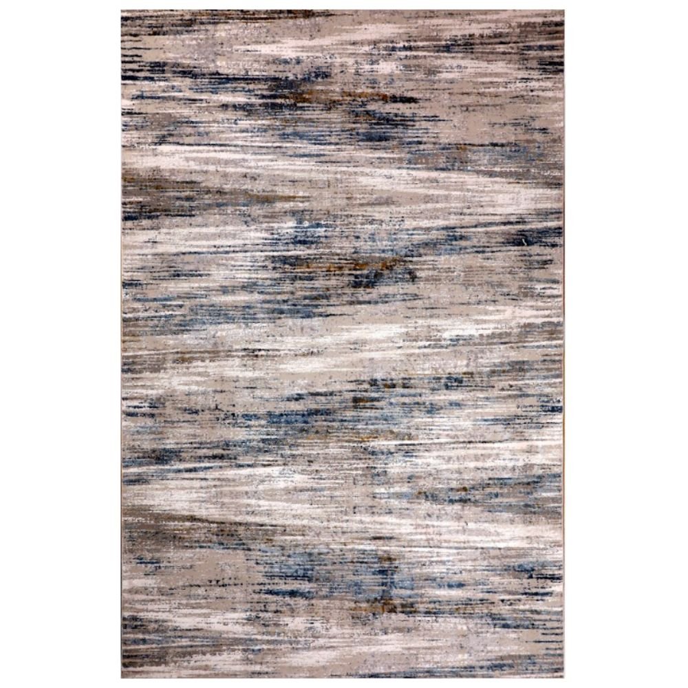 TAPETE LAVIN RENNES U2007 | Tapete Decorativo para Recepción Hotel Hogar Departamento Sala | AZUL CREMA | Varias Medidas | Rectangular | Interior - U2007-60 x 90 - LAVIN - NOGAL BEAT - Tapetes