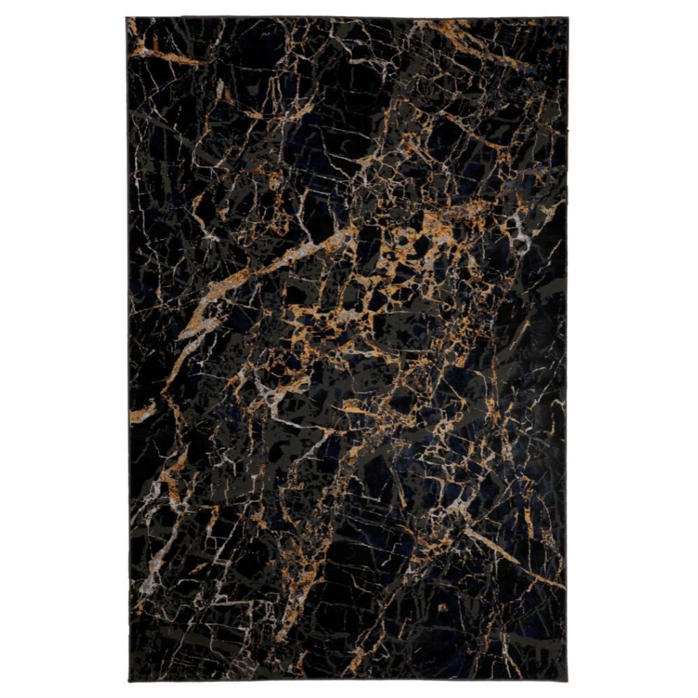 TAPETE LAVIN SIRIT T5134 | Tapete Decorativo para Recepción Hotel Hogar Departamento Sala | GRIS AZUL ORO | Varias Medidas | Rectangular | Interior - T5134-60 x 90 - LAVIN - NOGAL BEAT - Tapetes