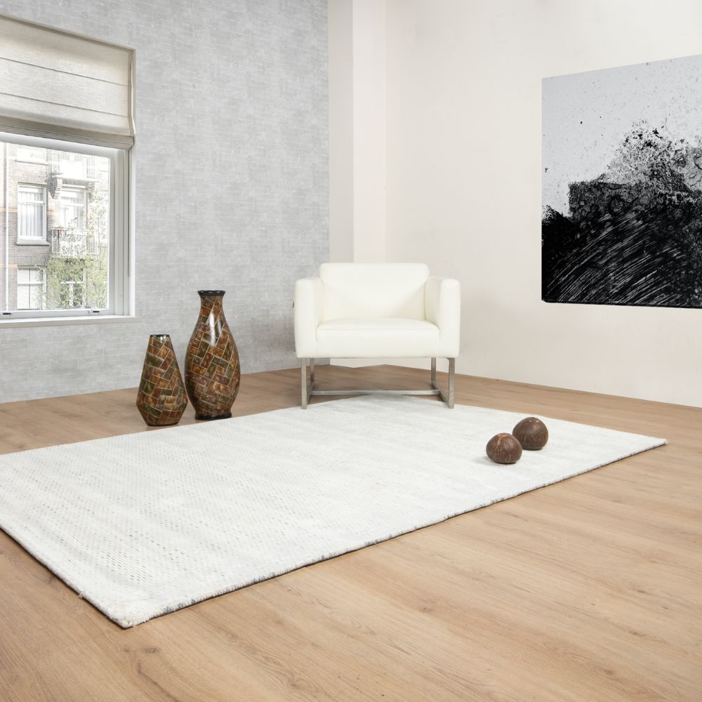 TAPETE LAVIN THANE N4001 | Tapete Decorativo para Recepción Hotel Hogar Departamento Sala | CREMA GRIS | Varias Medidas | Rectangular | Interior - N4001-60 x 90 - LAVIN - NOGAL BEAT - Tapetes