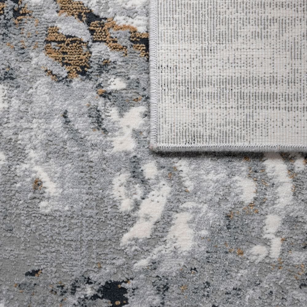 TAPETE LAVIN YASAR U2043 | Tapete Decorativo para Recepción Hotel Hogar Departamento Sala | GRIS ORO | Varias Medidas | Rectangular | Interior - U2043-60 x 90 - LAVIN - NOGAL BEAT - Tapetes