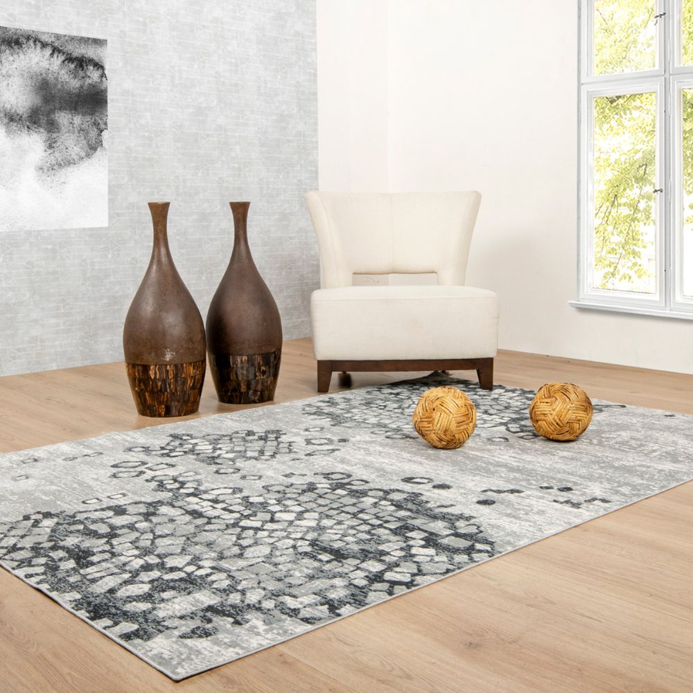 TAPETE LAVIN YASAR U2050 | Tapete Decorativo para Recepción Hotel Hogar Departamento Sala | GRIS ORO | Varias Medidas | Rectangular | Interior - U2050-60 x 90 - LAVIN - NOGAL BEAT - Tapetes