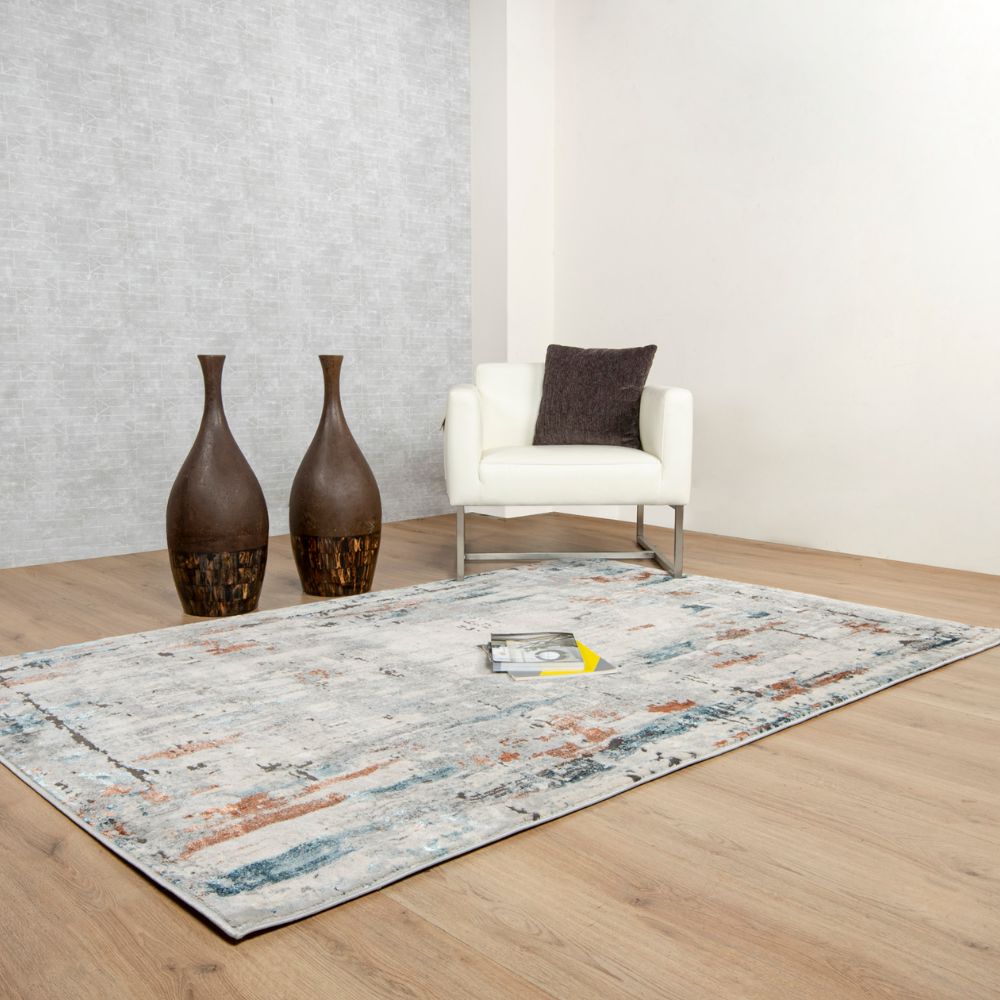 TAPETE LAVIN YEMINA T4041 | Tapete Decorativo para Recepción Hotel Hogar Departamento Sala | GRIS OCRE | Varias Medidas | Rectangular y Circular | Interior - T4041-60 x 90 - LAVIN - NOGAL BEAT - Tapetes