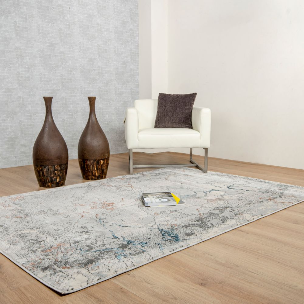 TAPETE LAVIN YEMINA T4042 | Tapete Decorativo para Recepción Hotel Hogar Departamento Sala | GRIS OCRE | Varias Medidas | Rectangular y Circular | Interior - T4042-60 x 90 - LAVIN - NOGAL BEAT - Tapetes