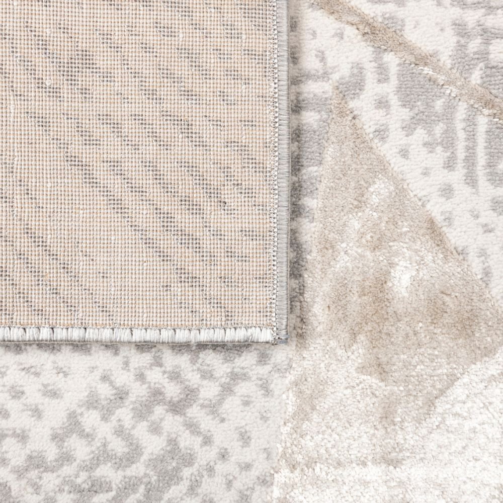 TAPETE LAVIN ZARIA T2181 | Tapete Decorativo para Recepción Hotel Hogar Departamento Sala | GRIS CREMA | Varias Medidas | Rectangular y Circular | Interior - T2181-60 x 90 - LAVIN - NOGAL BEAT - Tapetes