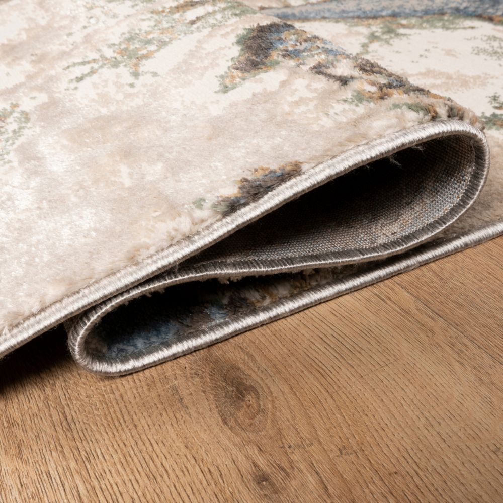 TAPETE LAVIN ZARIA T2185 | Tapete Decorativo para Recepción Hotel Hogar Departamento Sala | GRIS CREMA | Varias Medidas | Rectangular y Circular | Interior - T2185-60 x 90 - LAVIN - NOGAL BEAT - Tapetes