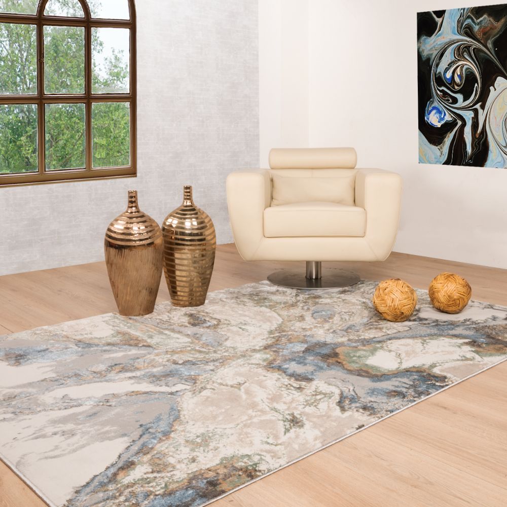 TAPETE LAVIN ZARIA T2185 | Tapete Decorativo para Recepción Hotel Hogar Departamento Sala | GRIS CREMA | Varias Medidas | Rectangular y Circular | Interior - T2185-60 x 90 - LAVIN - NOGAL BEAT - Tapetes