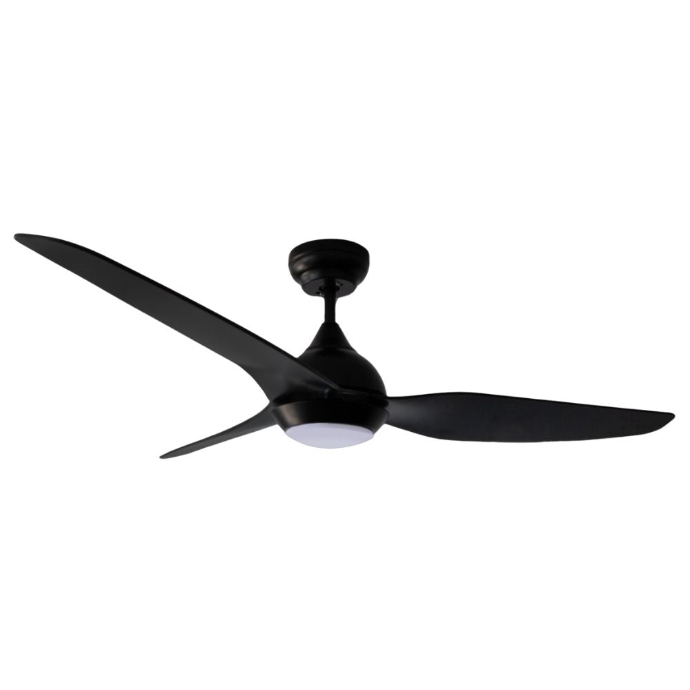 Ventilador Decorativo de Techo para Sala de Juntas - MASTERFAN ATLANTIS - Negro - 3 Aspas - ATLANTIS - Masterfan - NOGAL BEAT - Ventiladores