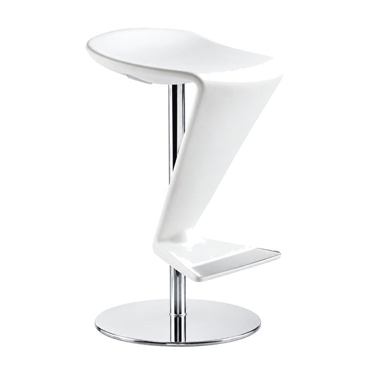 Sillón Ocasional de Diseño para Lobby y Área Lounge - INFINITI ZED 113-2720G - Blanco - Poliuretano con Inserción de Acero y Diseño en Forma de Z