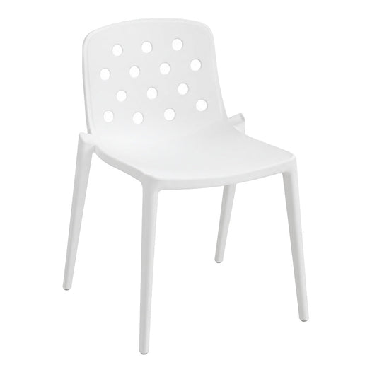 Silla 1 Pieza Completa - LABENZE ISIDORA 106-01300 - Varios Colores - Respaldo Perforado y sin Brazos