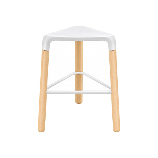 Taburete para Hotel - INFINITI PICAPAU STOOL H46.5 - Varios Colores - Asiento de Polipropileno y Estructura de Madera
