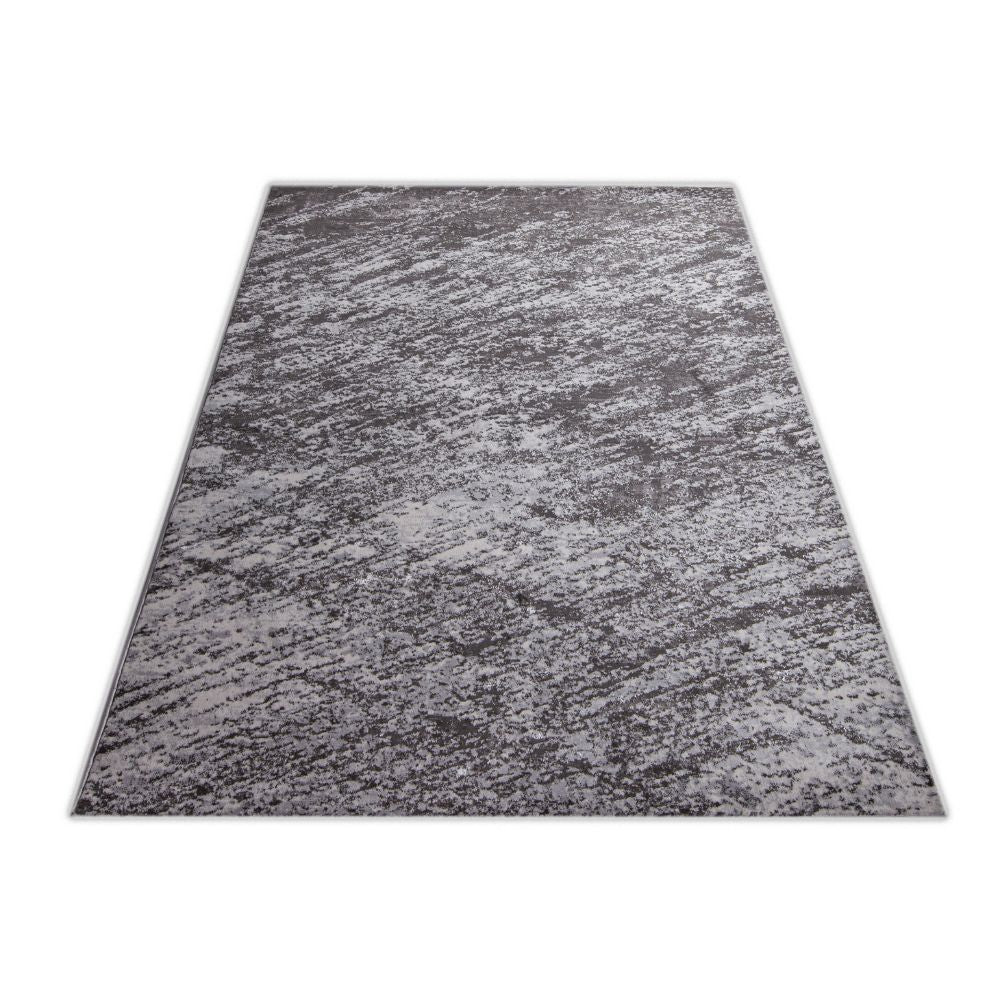 TAPETE LAVIN AYDA T9024 | Tapete Decorativo para Recepción Hotel Hogar Departamento Sala | GRIS OSCURO | Varias Medidas | Rectangular | Interior | Hotel Habitación Airbnb Sala Recamara Estudio
