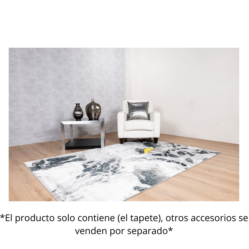 TAPETE LAVIN ARTEMA U6009 | Tapete Decorativo para Recepción Hotel Hogar Departamento Sala | GRIS PLATA | Varias Medidas | Rectangular Circular | Interior