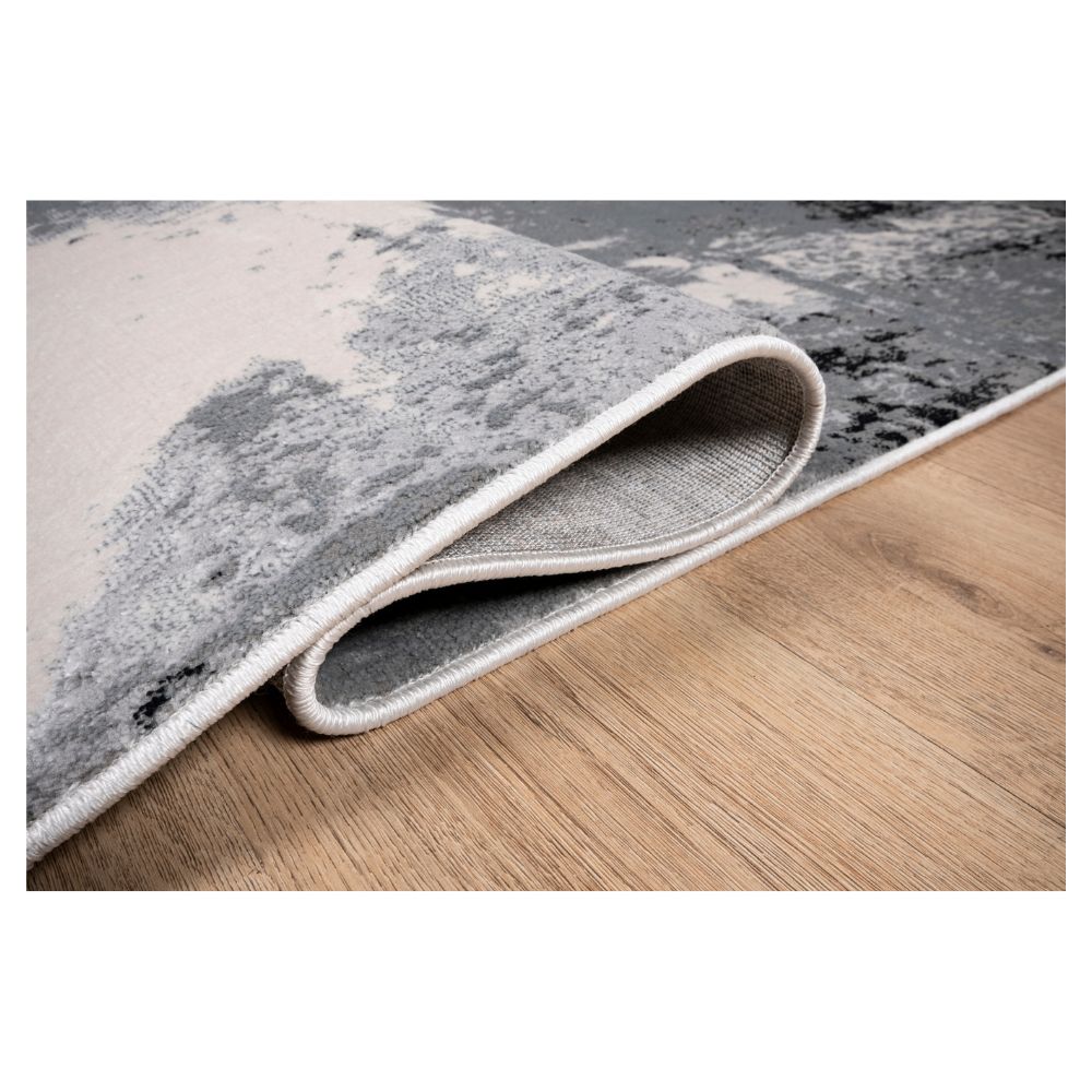 TAPETE LAVIN ARTEMA U6013 | Tapete Decorativo para Recepción Hotel Hogar Departamento Sala | GRIS PLATA | Varias Medidas | Rectangular Circular | Interior | Hotel Habitación Airbnb Sala Recamara Estudio
