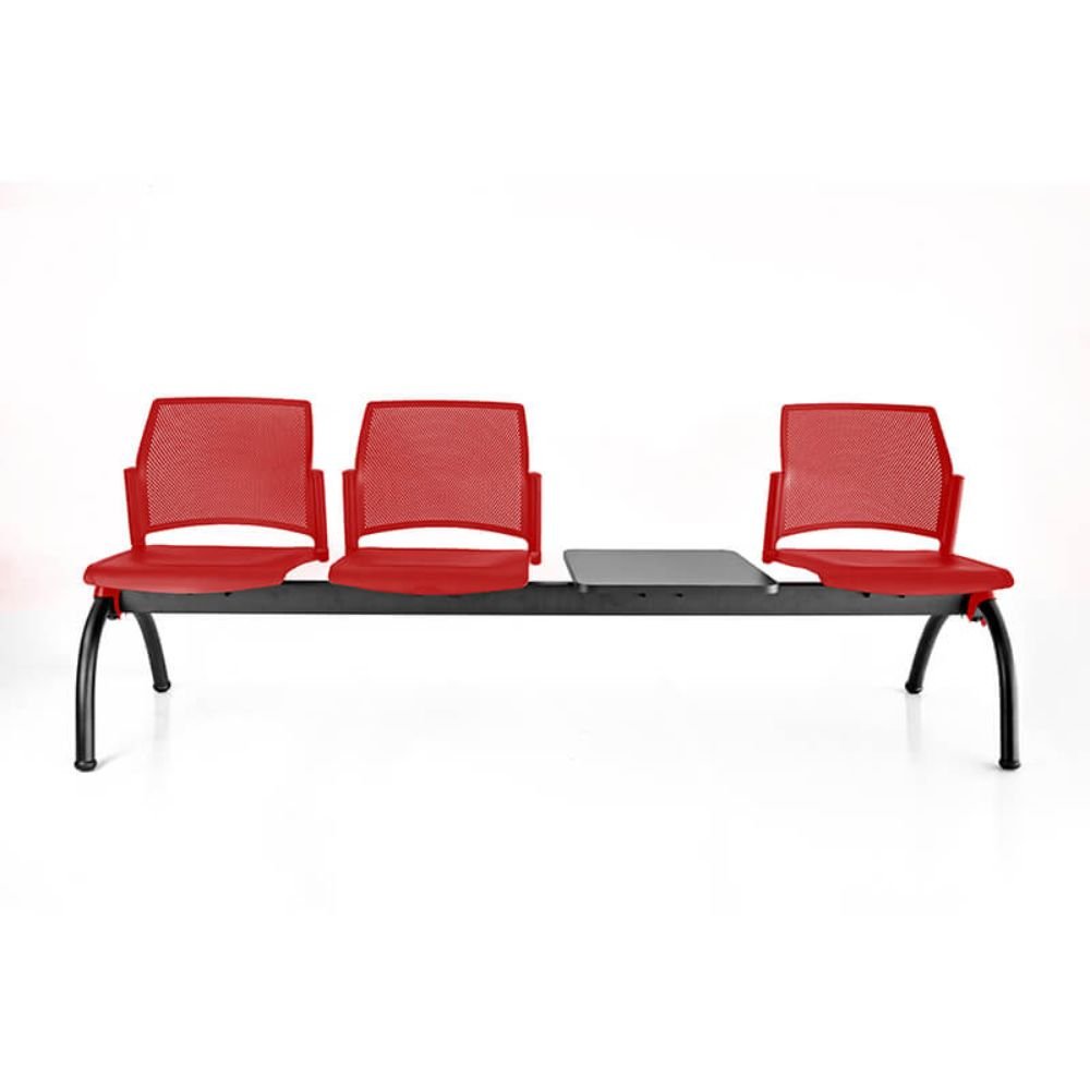 Banca para Sala de Espera 3 Plazas y Mesa - LABENZE REPLAY 108-6004M - Varios Colores - Respaldo Multiperforado y Estructura Negra Banca De Visita Para Oficina Banca Para Sala De Espera Banca Para Recepción Banca Para Sala De Juntas Banca Para Sala De Conferencias Banca Para Área De Espera Banca Para Sala De Reuniones Banca Para Oficina Minimalista Banca Para Oficina De Marketing Banca Para Oficina De Ventas Banco De Aeropuerto Banco De Estación De Tren Banco De Terminal De Autobús Banco De Gimnasio Banco D