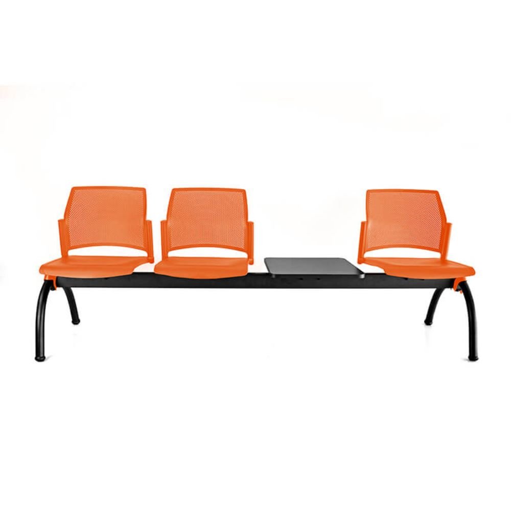 Banca para Sala de Espera 3 Plazas y Mesa - LABENZE REPLAY 108-6004M - Varios Colores - Respaldo Multiperforado y Estructura Negra Banca De Visita Para Oficina Banca Para Sala De Espera Banca Para Recepción Banca Para Sala De Juntas Banca Para Sala De Conferencias Banca Para Área De Espera Banca Para Sala De Reuniones Banca Para Oficina Minimalista Banca Para Oficina De Marketing Banca Para Oficina De Ventas Banco De Aeropuerto Banco De Estación De Tren Banco De Terminal De Autobús Banco De Gimnasio Banco D