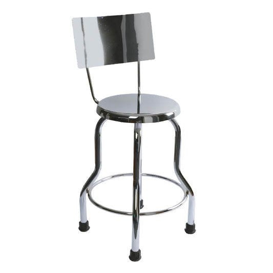 Banquillo Bajo para Consultorio - NEXUS FLEX VOM1201 - Con Respaldo - Cromado - Estructura Acero Consultorios médicos generales Consultorios odontológicos Clínicas de fisioterapia y rehabilitación Consultorios de ginecología y pediatría Hospitales (áreas de consulta externa y hospitalización) Clínicas privadas y de diagnóstico Consultorios de nutrición y psicología Laboratorios clínicos Centros de salud comunitarios Clínicas escolares y universitarias Unidades médicas móviles Consultorios de estética y derm