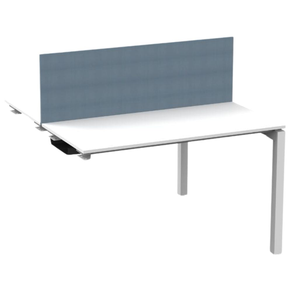 ESTACION DOUBLE SIDED ADD ONE KIT BENCHING SLIM PALETTE COLIN SPBA1DS | Estación Double Add One Kit Benching | Acero Melamina | Variedad de medidas | Interior | Mesa Escritorio Trabajo Oficina Empresa Organización Biblioteca Trabajar Almacenar Documentos Archivos Carpetas Expedientes Facturas Ceo Moderno, Ambientada