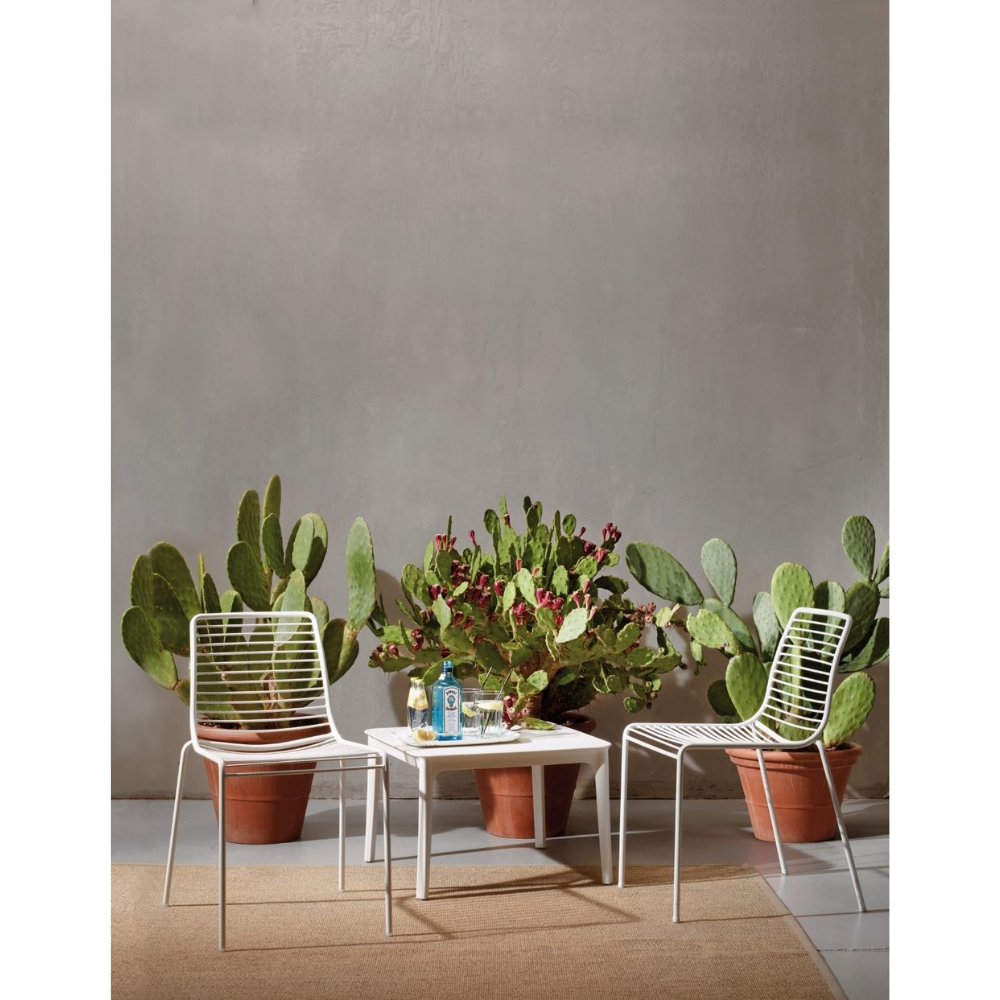 MESA LABENZE ARGO 160-08000 | Mesa Comercial Restaurante Cafetería Hotel | 40 cm | Apilable | Varios Colores | Tecnopolímero | Interior + Exterior Ambientada