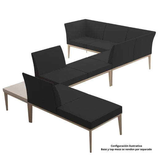 MODULAR LABENZE ZELIG | Modular Sala Recepción | Diferentes Elementos | Varios Colores | Tapizado | Interior Sofás para Salas de Espera Sillones Modulares Oficinas Corporativas Consultorios Médicos y Clínicas Salas de Espera de Hospitales Centros de Atención al Cliente Salones de Eventos y Exposiciones Salas de Espera en Instituciones Financieras Recepción Sillón Ambientada