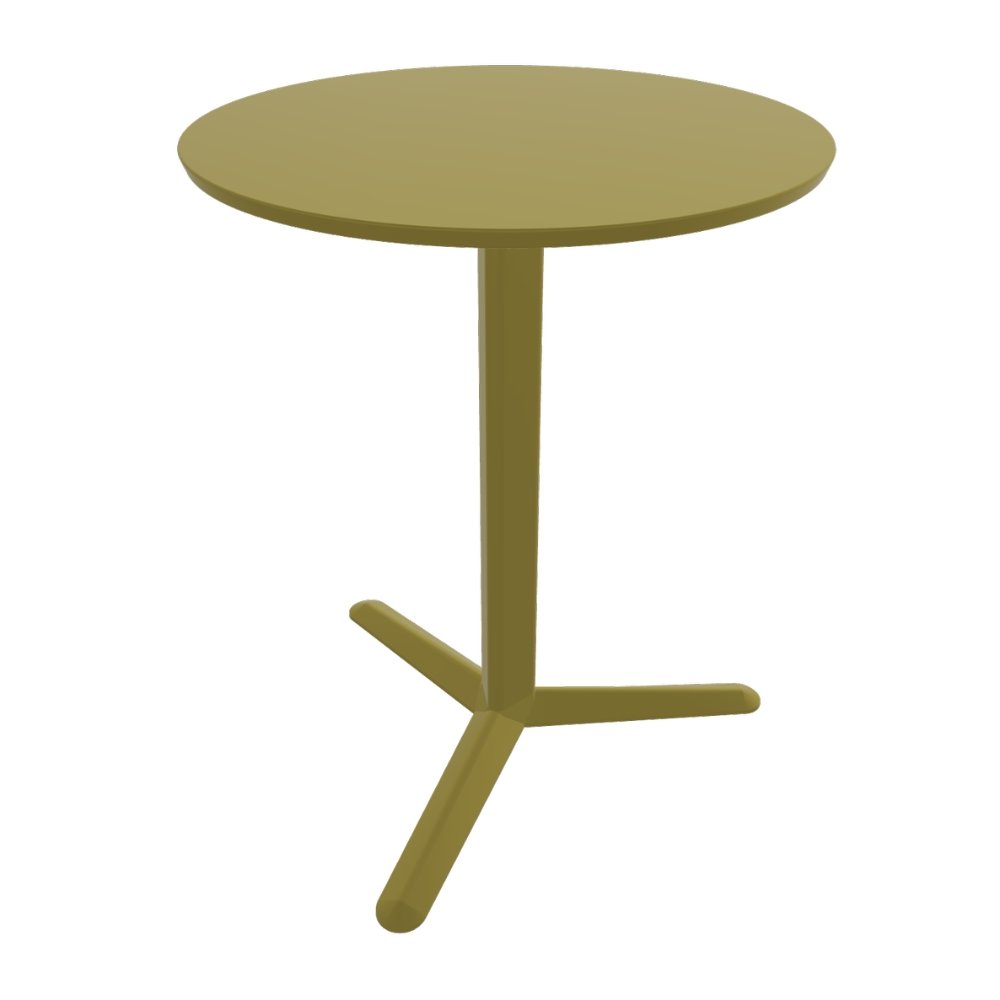 Mesa para Negocios Labenze Arket 160-08600 | Cubierta de acero y columna de aluminio de 3 puntas | Nogal Beat · mesa comercial.