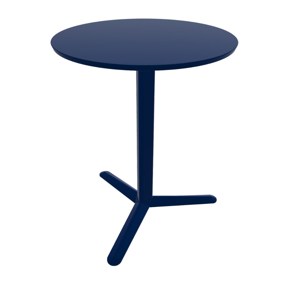 Mesa para Negocios Labenze Arket 160-08600 | Cubierta de acero y columna de aluminio de 3 puntas | Nogal Beat · mesa comercial.