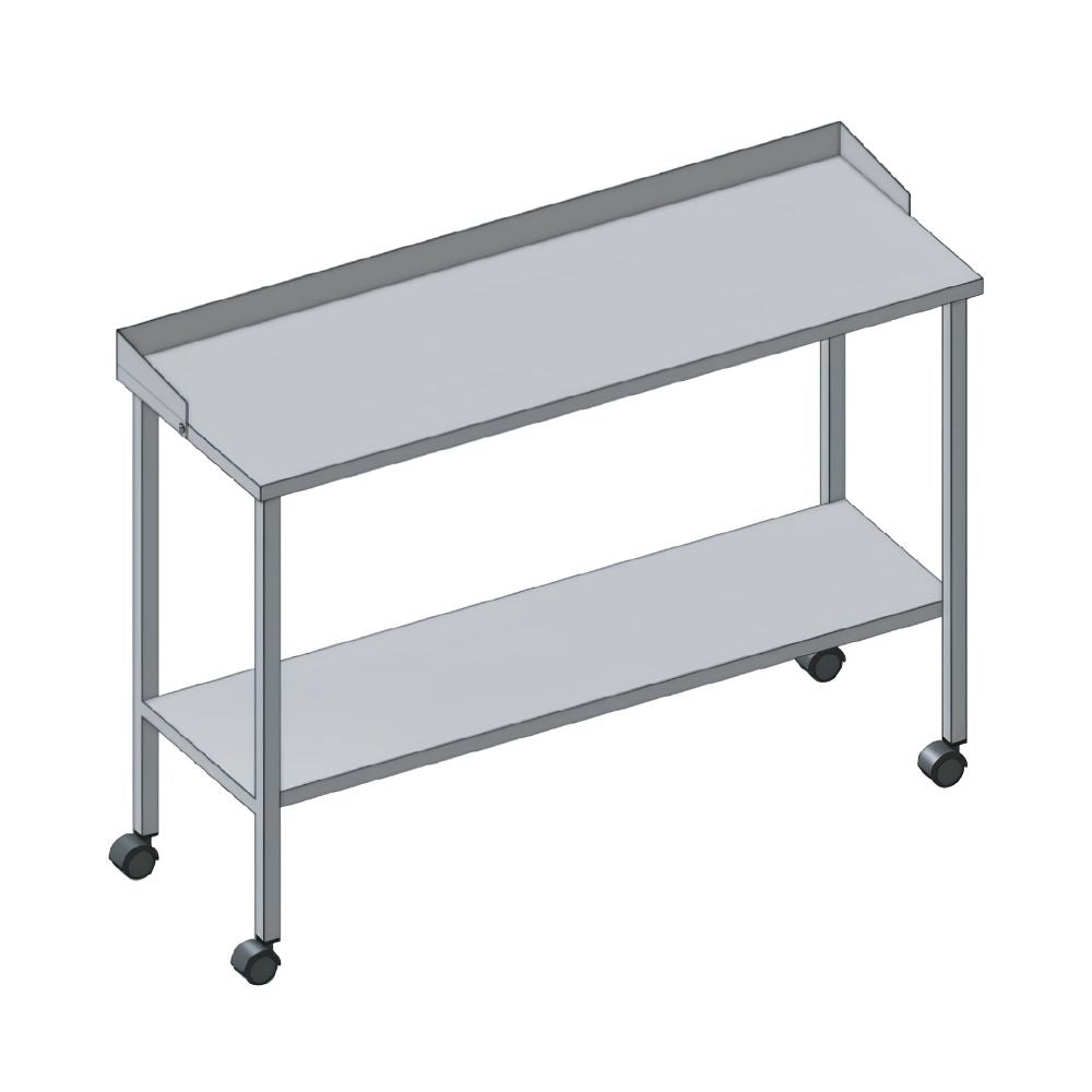 Mesa de Consultorio Rectangular Auxiliar - NEXUS FLEX VOM1104 - Estructura Acero Inoxidable Consultorios médicos generales Consultorios de especialidades (medicina interna ginecología traumatología etc.) Clínicas privadas y de diagnóstico Hospitales (área de consulta externa y hospitalización) Centros de salud comunitarios Clínicas de atención laboral y empresarial Dispensarios médicos rurales y urbanos Áreas de urgencias y primer contacto Clínicas universitarias y escolares Unidades médicas móviles