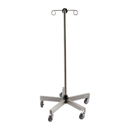 Porta Sueros para Hospital - NEXUS FLEX VOI2006 - Base 5 Apoyos Negro - Estructura Acero Inoxidable Porta Sueros Para Hospitales Porta Sueros Para Clínicas Porta Sueros Para Consultorios Médicos Porta Sueros Para Centros De Salud Porta Sueros Para Laboratorios Médicos Porta Sueros Para Urgencias Porta Sueros Para Áreas De Terapia Intensiva Porta Sueros Para Salas De Recuperación Porta Sueros Para Quirófanos Porta Sueros Para Pediatría Porta Sueros Con Ruedas Porta Sueros De Acero Inoxidable Porta Sueros