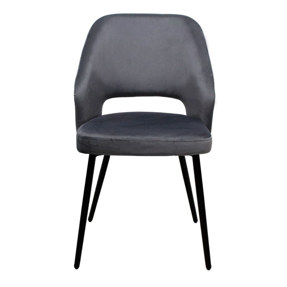 SILLA KINGSTRONG ASTURIAS Z001 SILL0903736 | Silla Ocasional | Base 4 Puntas de Metal | Estilizado Forrado en Tela | Interior