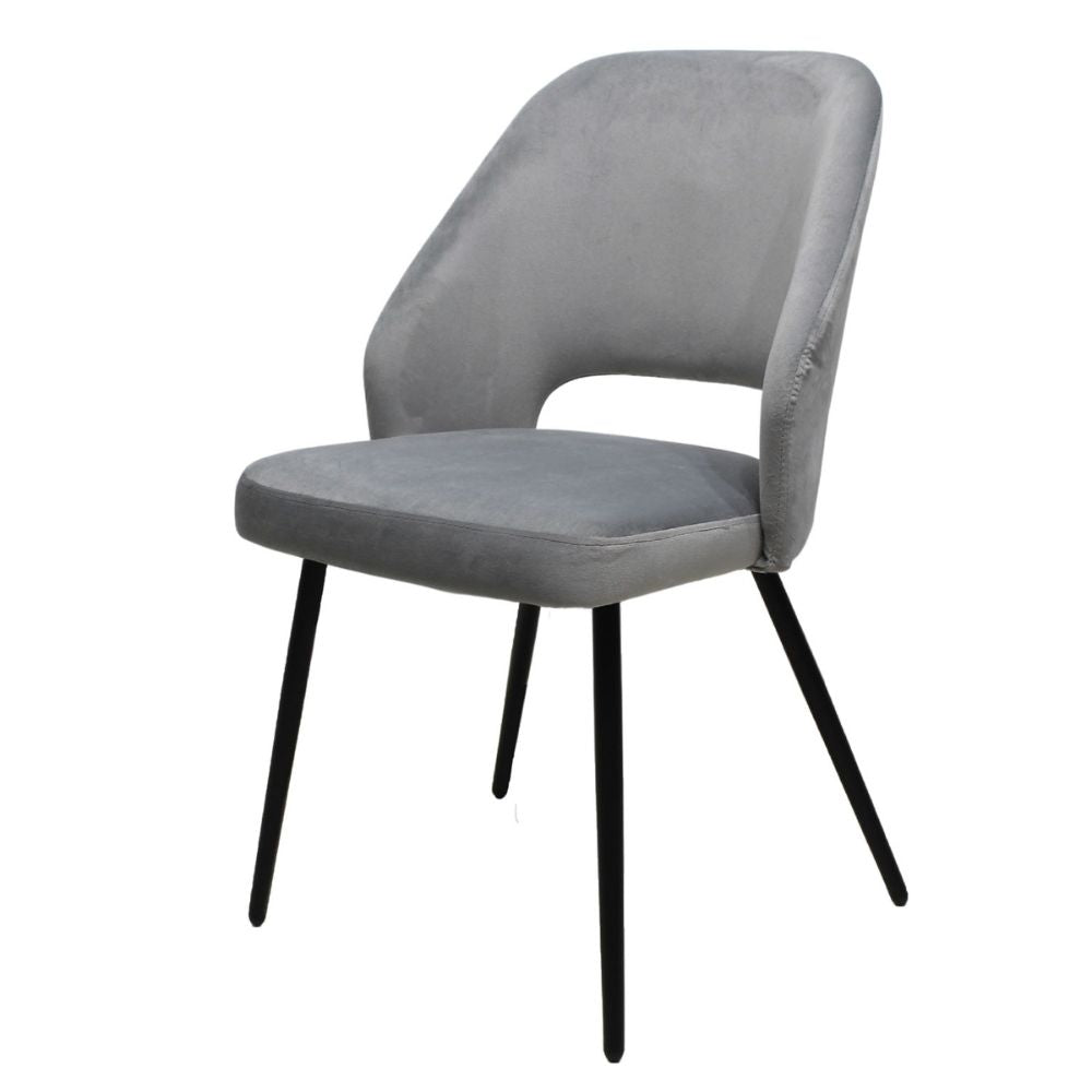 SILLA KINGSTRONG ASTURIAS Z001 SILL0903736 | Silla Ocasional | Base 4 Puntas de Metal | Estilizado Forrado en Tela | Interior