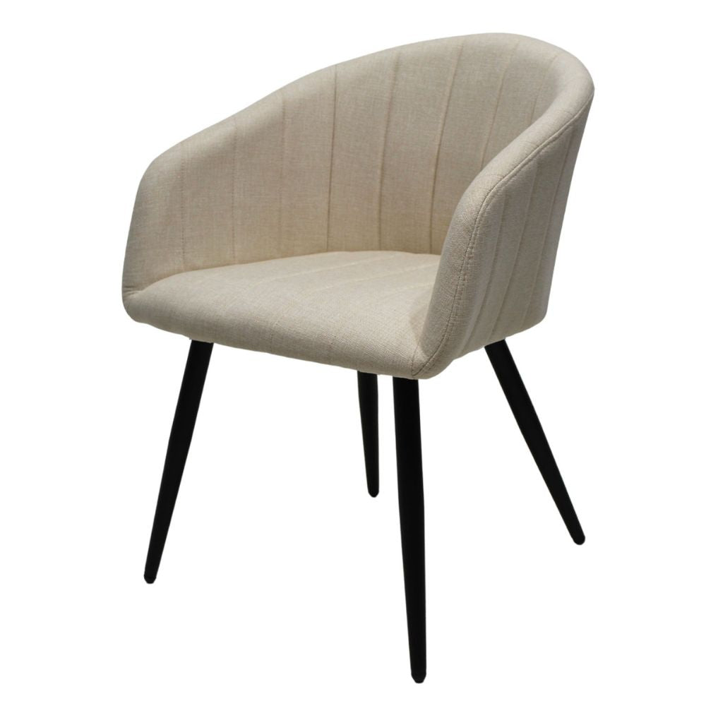 SILLA KINGSTRONG BURGOS S17 SILL0903737 | Silla Ocasional Comercial Decorativa | Base 4 Puntas Metal | Estilizado Forrado en Tela | Interior