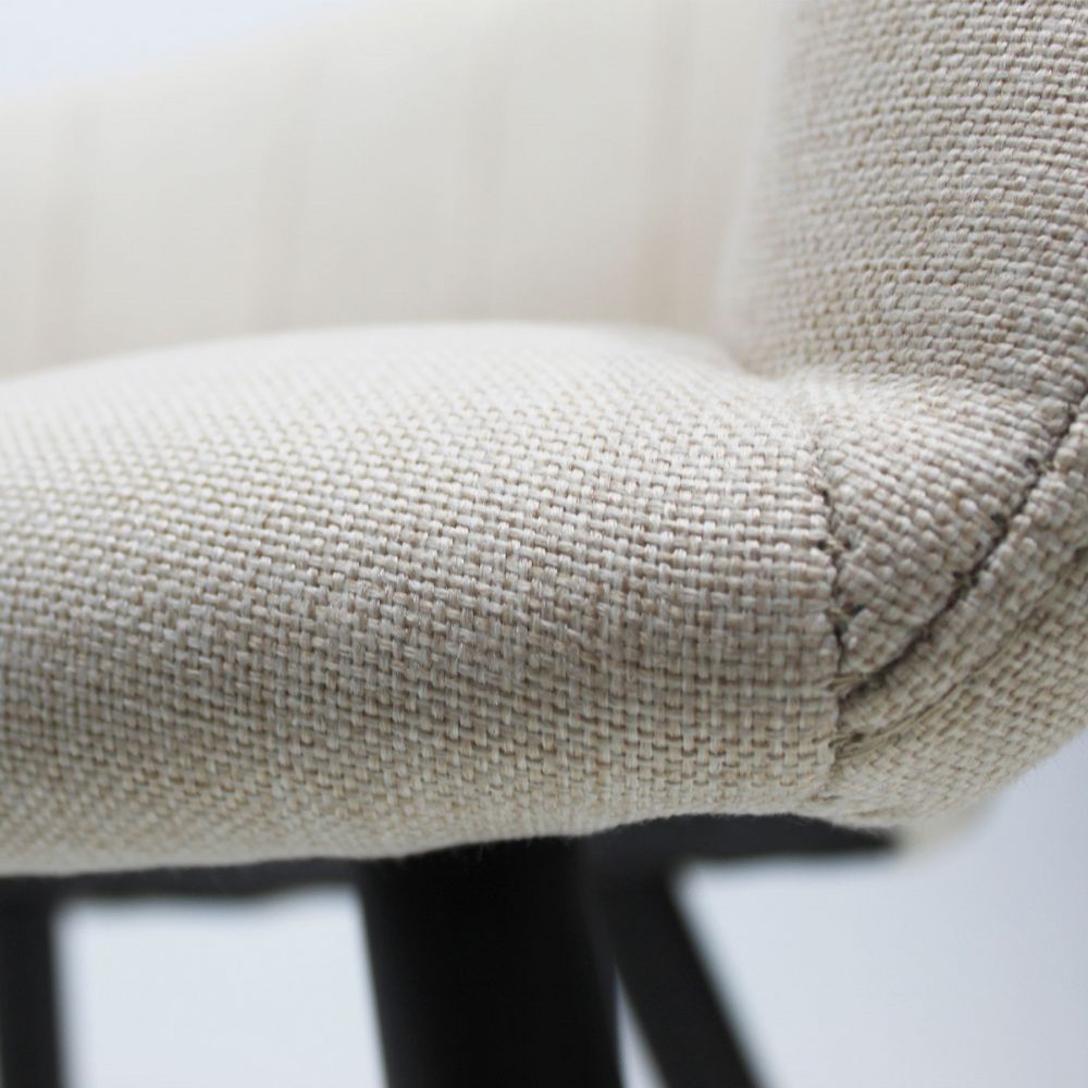 SILLA KINGSTRONG BURGOS S17 SILL0903737 | Silla Ocasional Comercial Decorativa | Base 4 Puntas Metal | Estilizado Forrado en Tela | Interior