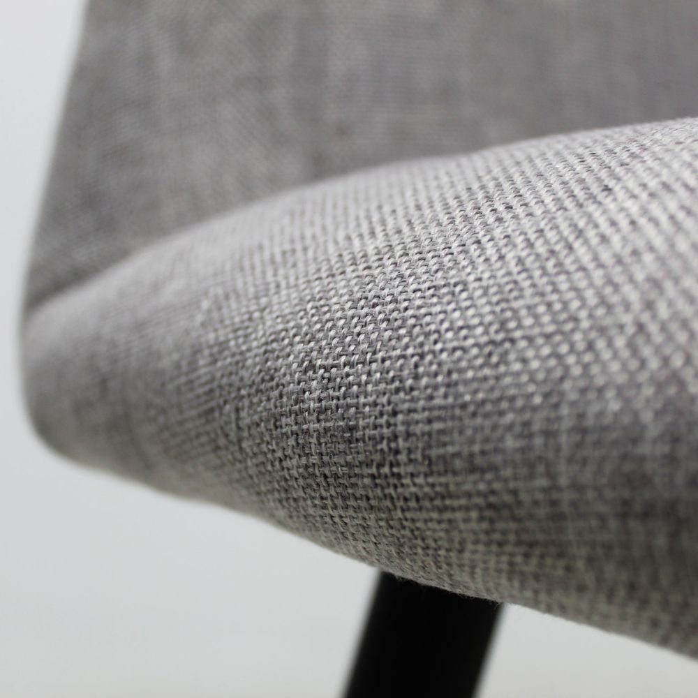 SILLA KINGSTRONG BURGOS S17 SILL0903737 | Silla Ocasional Comercial Decorativa | Base 4 Puntas Metal | Estilizado Forrado en Tela | Interior