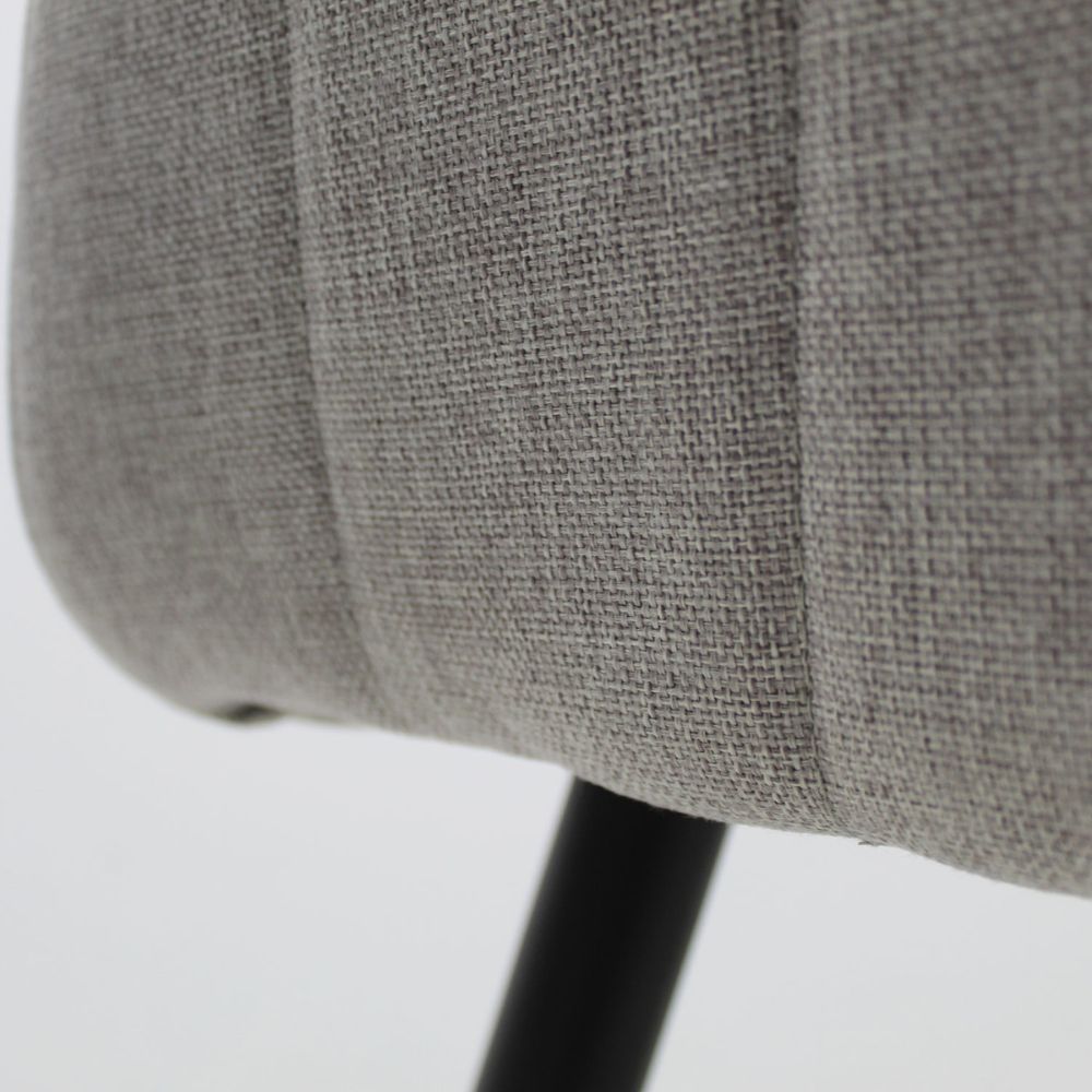 SILLA KINGSTRONG BURGOS S17 SILL0903737 | Silla Ocasional Comercial Decorativa | Base 4 Puntas Metal | Estilizado Forrado en Tela | Interior