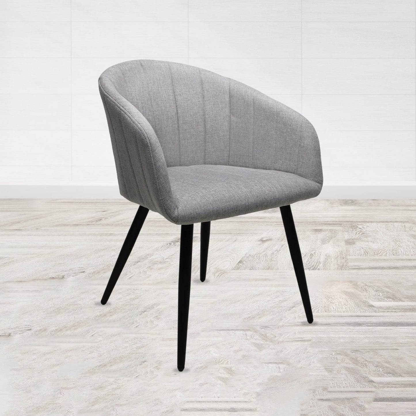 SILLA KINGSTRONG BURGOS S17 SILL0903737 | Silla Ocasional Comercial Decorativa | Base 4 Puntas Metal | Estilizado Forrado en Tela | Interior